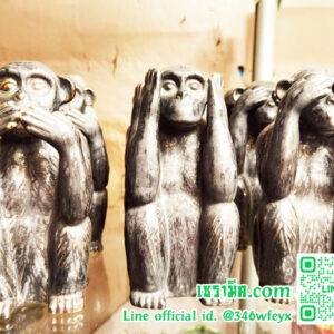 ลิงปิดหูปิดตาเซรามิค